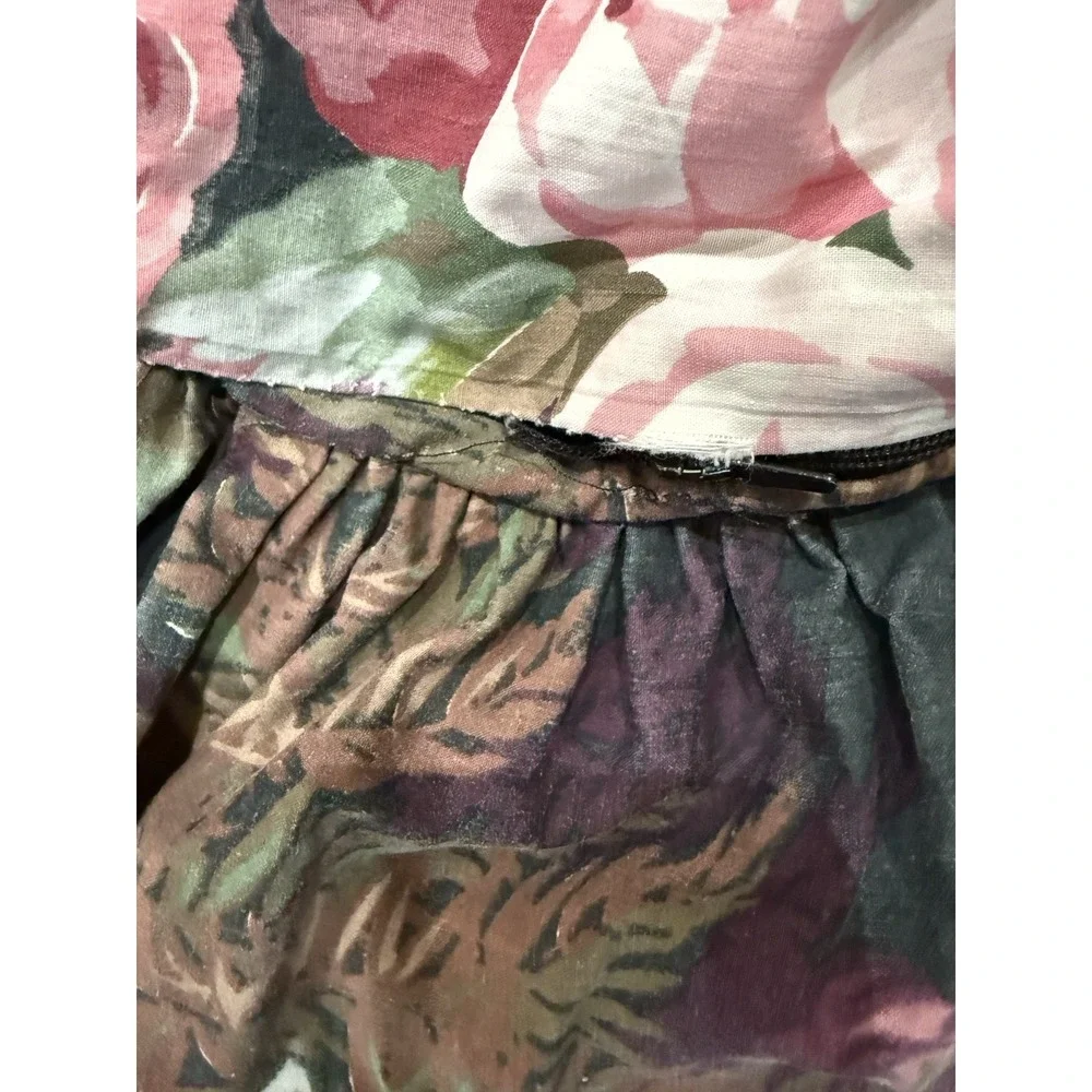 Atelier Martex Duvet Enchante Purple Floral Ruffle Queen Iris Rose Romantic Flaw